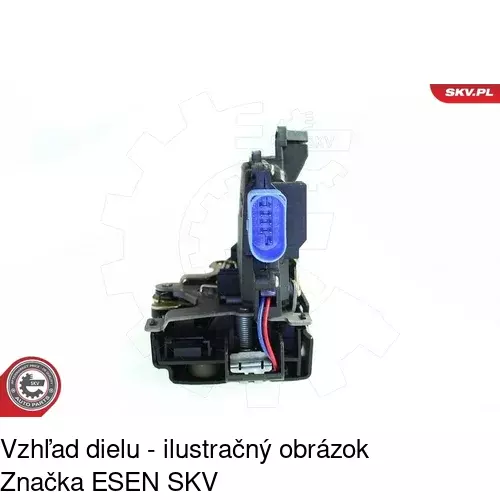 Vnútorná zámka dverí POLCAR 9580ZC-2 - obr. 4