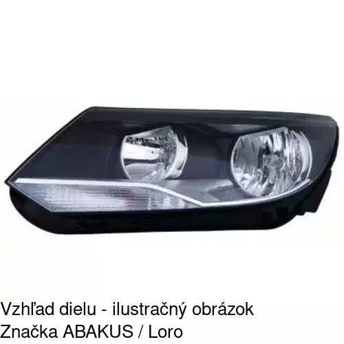 Hlavný reflektor POLCAR 95X109-E - obr. 3