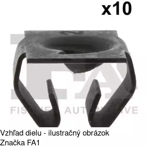 Montážny plech RX16305 /POLCAR/