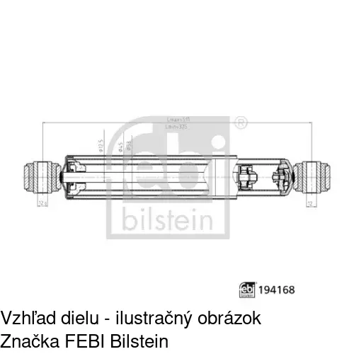 Plynový tlmič POLCAR S011518G - obr. 3