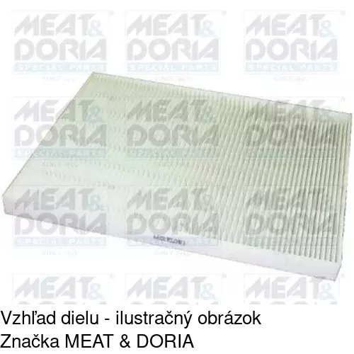 Kabínový filter s uhlíkom POLCAR S11-1014 - obr. 3