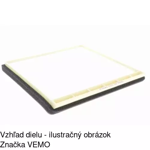 Kabínový filter s uhlíkom POLCAR S11-1028 - obr. 3