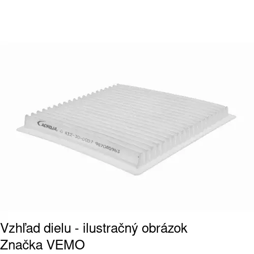 Kabínový filter s uhlíkom POLCAR S11-1038 - obr. 3