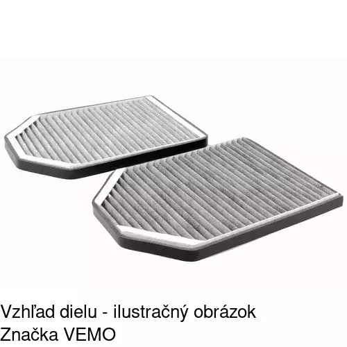 Kabínový filter s uhlíkom POLCAR S11-1049