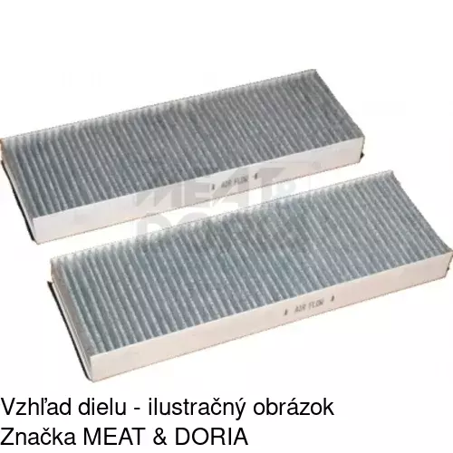 Kabínový filter s uhlíkom POLCAR S11-1088 - obr. 5