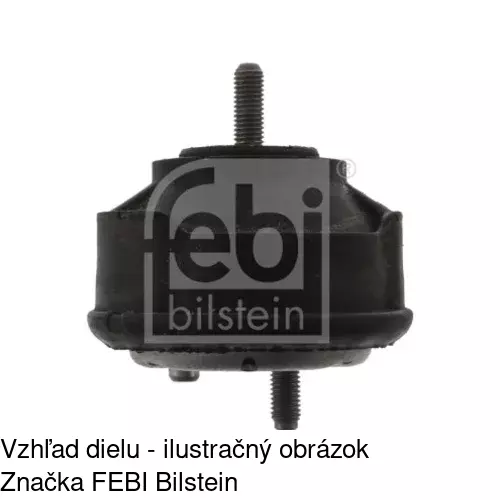 Silentblok motora POLCAR S2220008