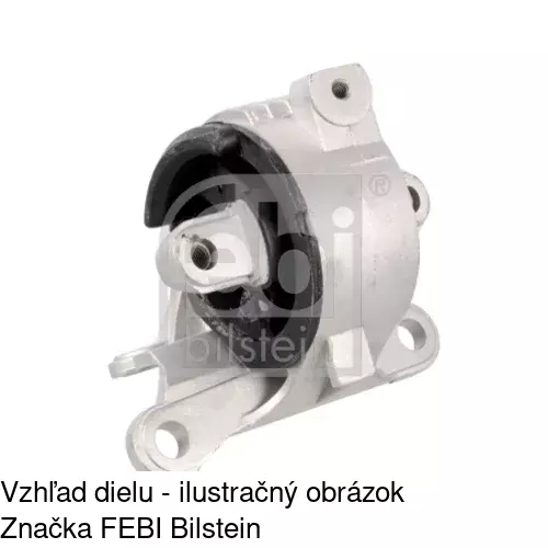 Silentblok motora POLCAR S2232022