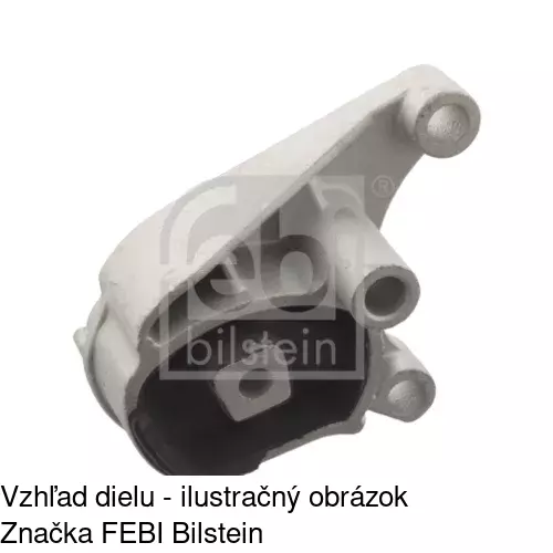 Silentblok motora POLCAR S2232031