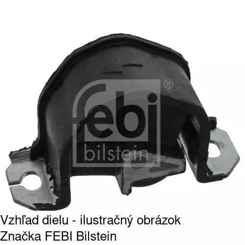 Silentblok motora POLCAR S2255007