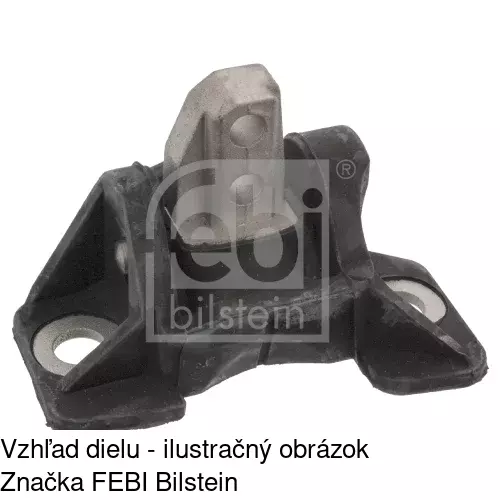 Silentblok motora POLCAR S2290006