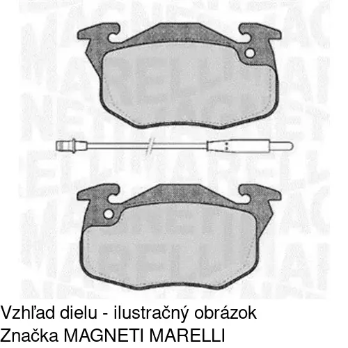 Brzdové dosky POLCAR S70-0006 - obr. 2