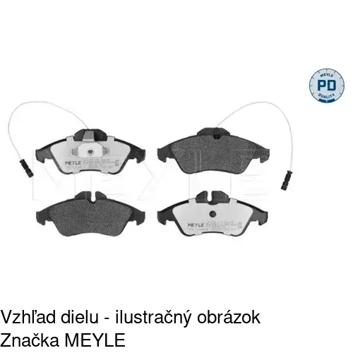 Brzdové dosky POLCAR S70-0008 - obr. 4