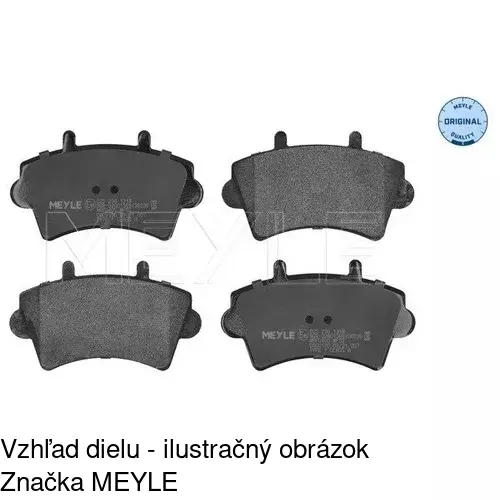 Brzdové dosky POLCAR S70-0034 - obr. 2