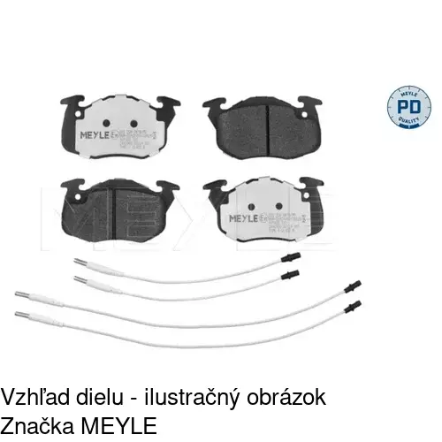 Brzdové dosky POLCAR S70-0068 - obr. 4