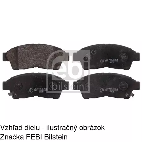 Brzdové dosky POLCAR S70-0108