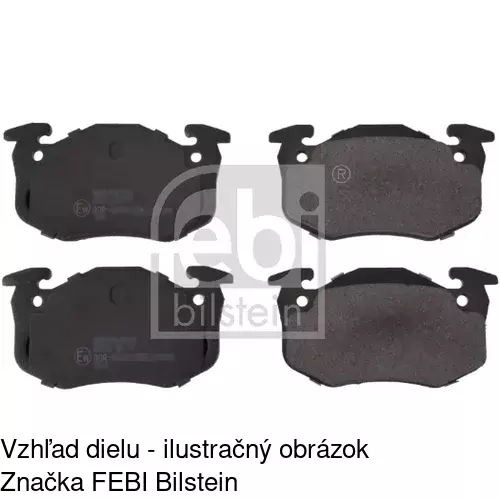 Brzdové dosky POLCAR S70-0111 - obr. 3