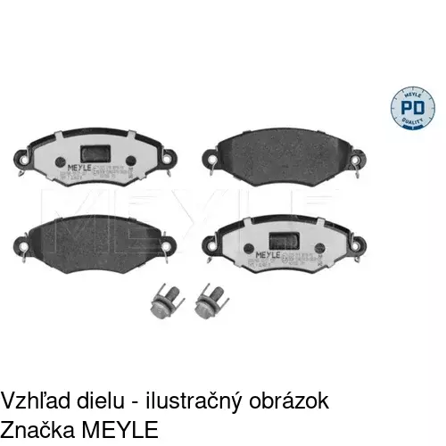 Brzdové dosky POLCAR S70-0122 - obr. 5