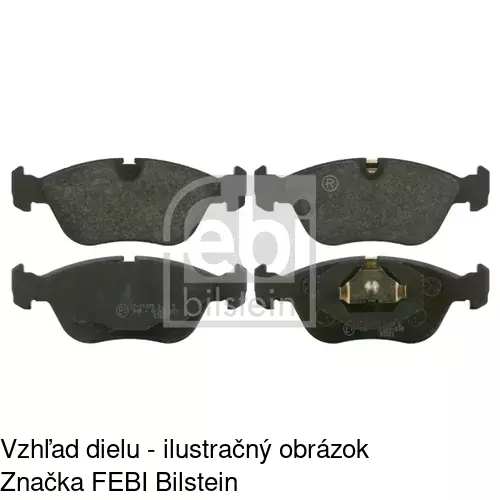 Brzdové dosky POLCAR S70-0135 - obr. 3