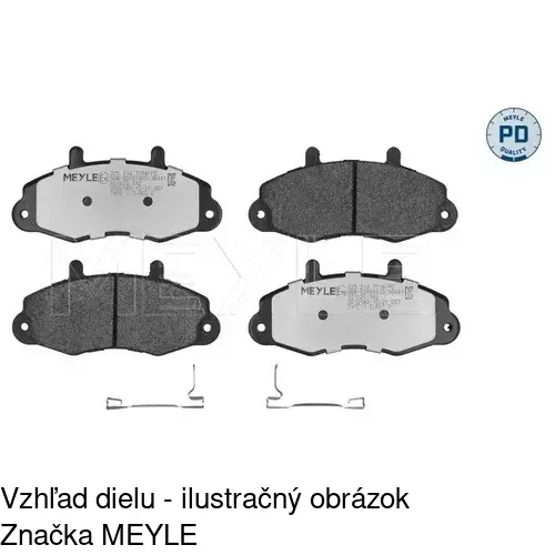 Brzdové dosky POLCAR S70-0149 - obr. 4