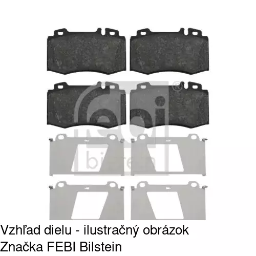 Brzdové dosky POLCAR S70-0153