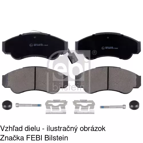 Brzdové dosky POLCAR S70-0173 - obr. 3