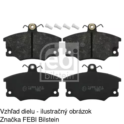 Brzdové dosky POLCAR S70-0177 - obr. 5