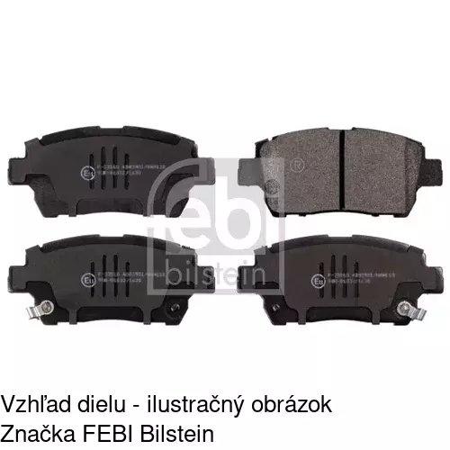 Brzdové dosky POLCAR S70-0210