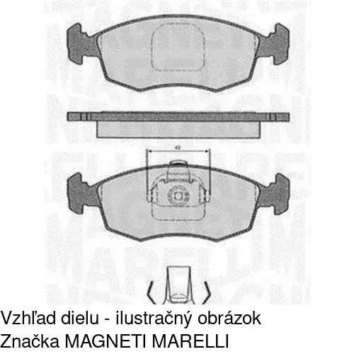 Brzdové dosky S70-0248 /POLCAR/ - obr. 2