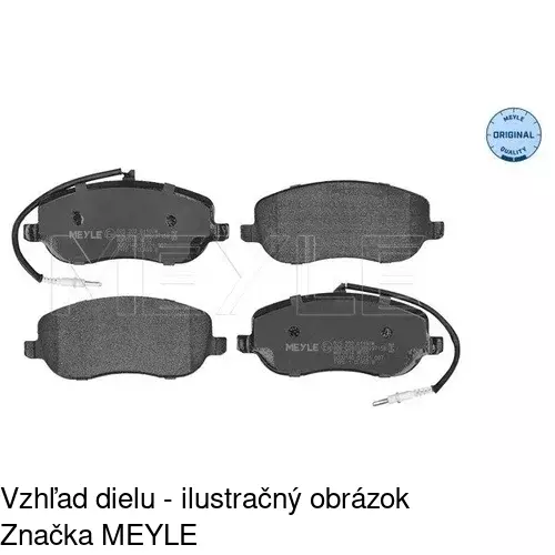 Brzdové dosky POLCAR S70-0250 - obr. 3