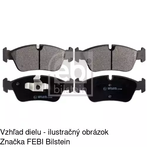 Brzdové dosky POLCAR S70-0252 - obr. 1