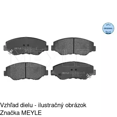 Brzdové dosky POLCAR S70-0261 - obr. 2