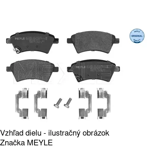 Brzdové dosky POLCAR S70-0277 - obr. 3