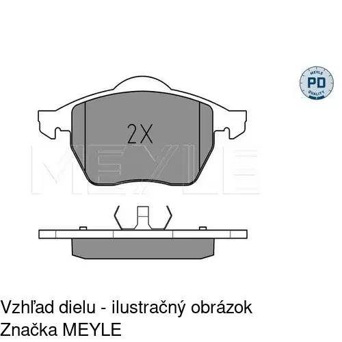 Brzdové dosky POLCAR S70-0289 - obr. 3