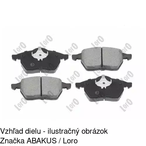 Brzdové dosky POLCAR S70-0289 - obr. 5