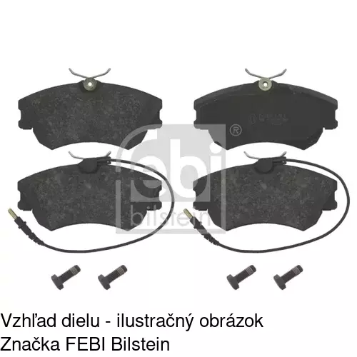 Brzdové dosky POLCAR S70-0292 - obr. 3