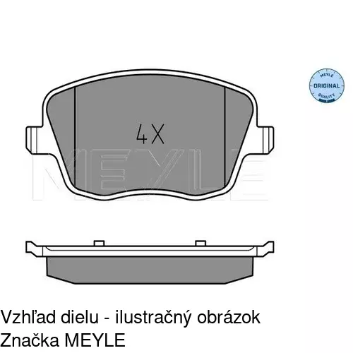 Brzdové dosky POLCAR S70-0310 - obr. 4