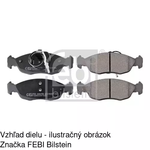 Brzdové dosky POLCAR S70-0322 - obr. 3