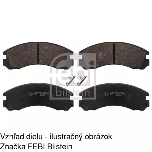 Brzdové dosky POLCAR S70-0325 - obr. 3