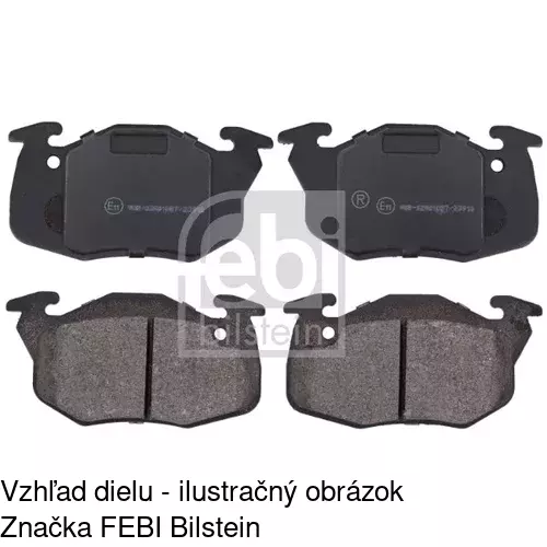 Brzdové dosky POLCAR S70-0391 - obr. 2