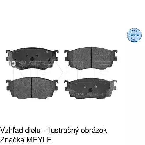 Brzdové dosky POLCAR S70-0427 - obr. 5