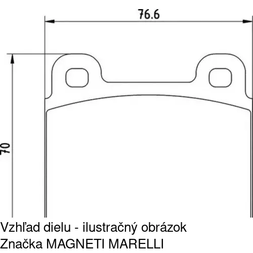 Brzdové dosky POLCAR S70-0440 - obr. 4