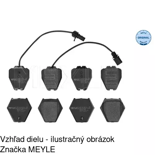 Brzdové dosky POLCAR S70-0482 - obr. 4