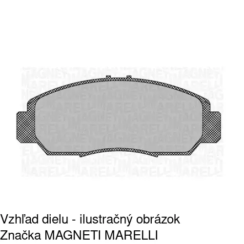 Brzdové dosky POLCAR S70-0483 - obr. 2