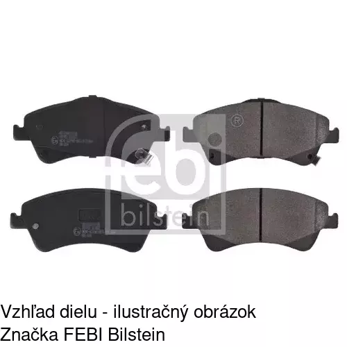 Brzdové dosky POLCAR S70-0484