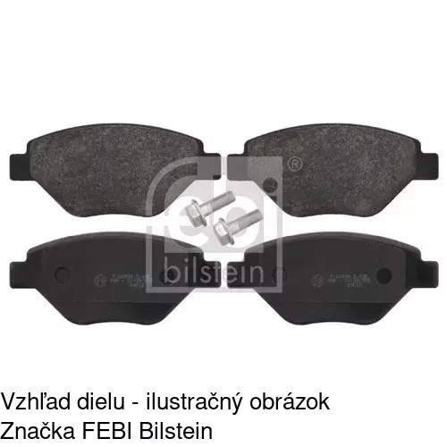 Brzdové dosky POLCAR S70-0504