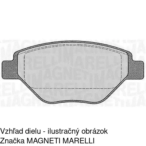 Brzdové dosky POLCAR S70-0504 - obr. 3