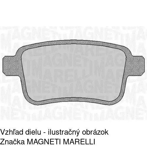 Brzdové dosky POLCAR S70-0509 - obr. 1