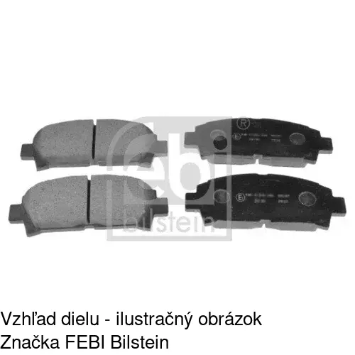 Brzdové dosky POLCAR S70-0516