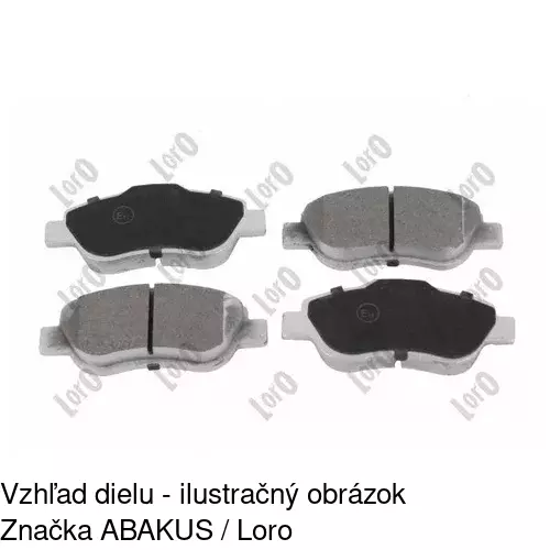 Brzdové dosky POLCAR S70-0547 - obr. 5