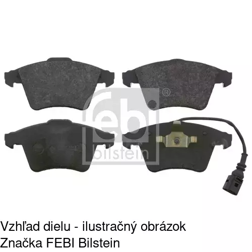 Brzdové dosky POLCAR S70-0586 - obr. 1